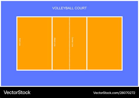 32 Volleyball Court With Label Labels For Your Ideas