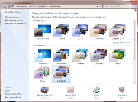Windows 7 Themes How To Unlock Them Or Create Your Own Ars Technica