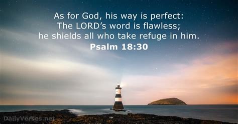 Psalm 1830 Bible Verse Of The Day