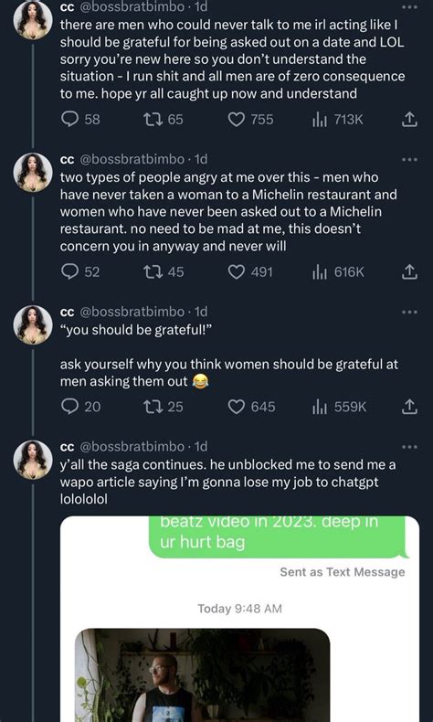 𝚙𝚘𝚘𝚏 on Twitter Just so were clear your ass said he pushed you for a date Ho no one