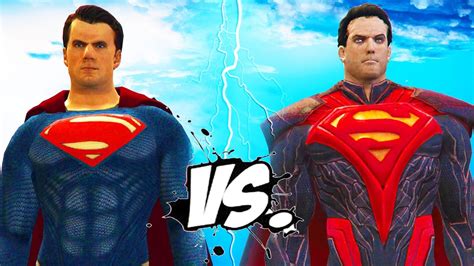 Superman Vs Superman Regime Epic Battle Youtube