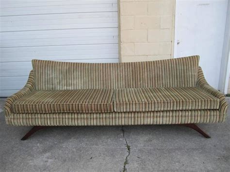 Rivet revolve modern sectional sofa couch. Stunning Splayed Walnut Legs Sofa Mid-Century Modern For ...