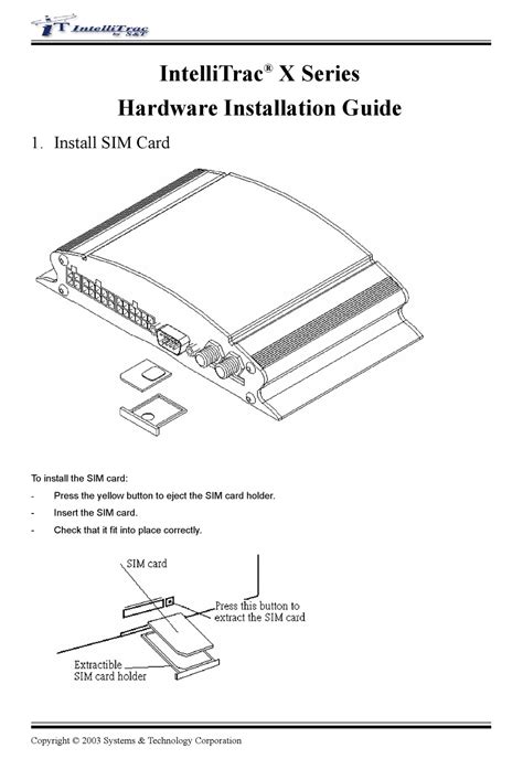 Intellitrac X Series Hardware Installation Manual Pdf Download Manualslib
