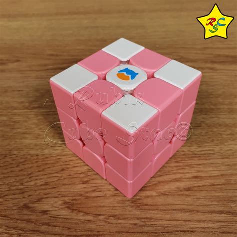 Monster Go 3x3 Cubo Rubik Gan Cube Original Rosado Pink Rubik Cube Star