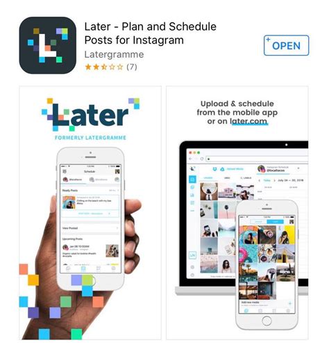 The description of later app. Instagram. Learning notes. Buffer app. Later app ...