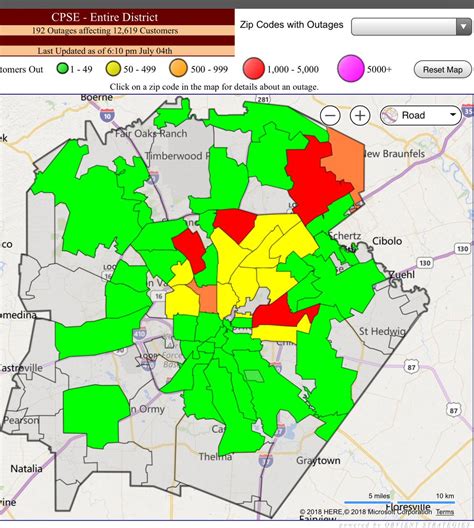 high point power outage map map