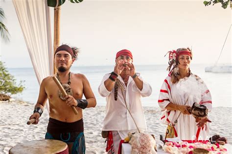 Zama Beach Club Isla Mujeres Chaman Mayan Ceremony Photo By Naal