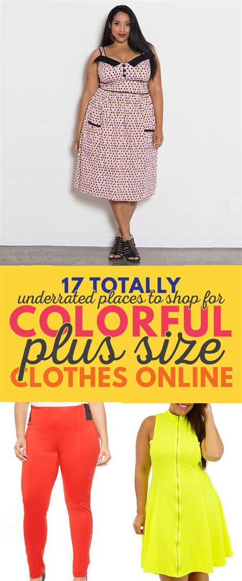17 Totally Underrated Places To Shop For Colorful Plus Size Clothes