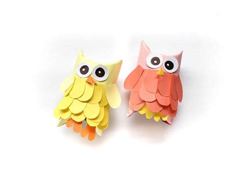 Toilet Paper Roll Owls Arty Crafty Kids