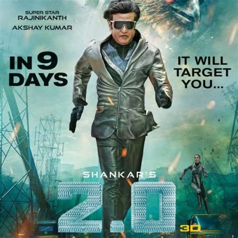 2 0 release posters rajinikanth as chitti the robot is geared up to set the box office on fire