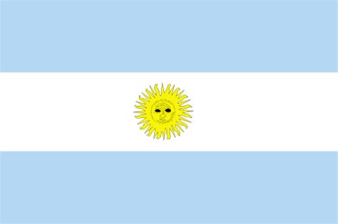 The flag of argentina is a triband, composed of three equally wide horizontal bands coloured light blue and white. argentina flag - Free Large Images