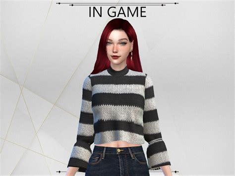 The Sims Resource Thalia Wool Sweater