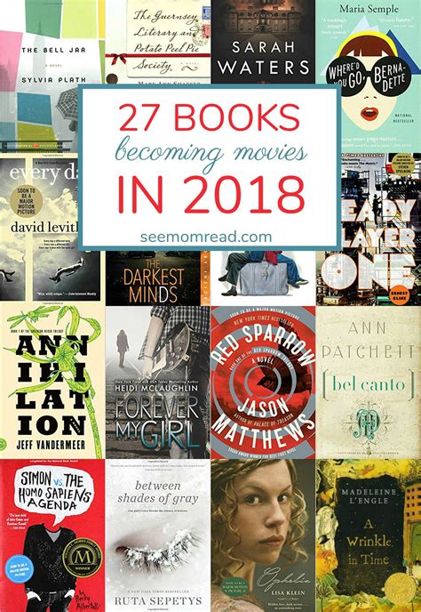 Whenever a new movie is released, i always go to the cinema to check it out. 27 Books Becoming Movies 2018