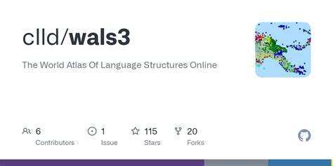 Github Clldwals3 The World Atlas Of Language Structures Online