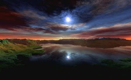 By attila hajnal, hanging on brick wall background. SURREAL SUNSET - Sunsets & Nature Background Wallpapers on ...