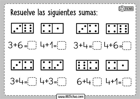 Sumas Básicas Para Infantil Fichas De Matemáticas