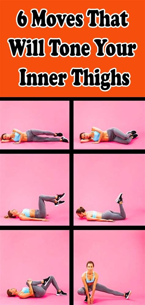 6 Moves That Will Tone Your Inner Thighs Health And Fitness Tips Senior Fitness Inner Thigh