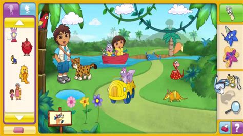 Dora The Explorer Episodes Doras Great Big World Game Youtube