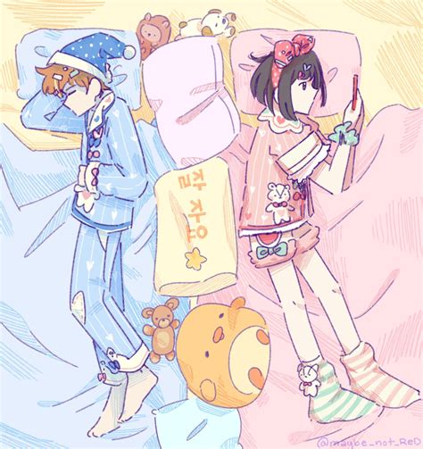 Daily Shinonome Siblings On Twitter Day 375 Shared Bed Divider 🥞