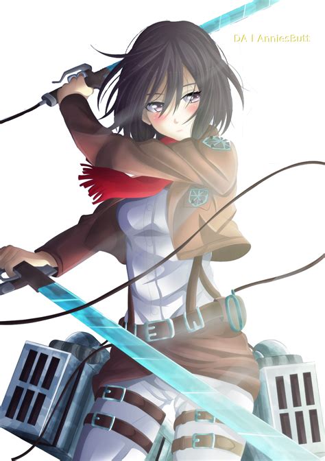Mikasa Ackerman Render By Anniesbutt On Deviantart