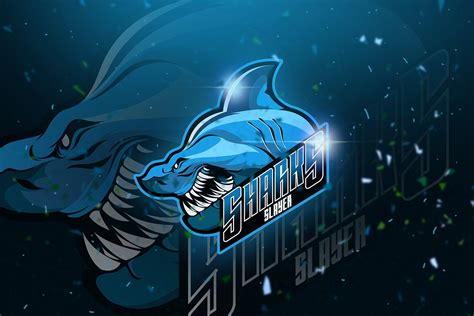 Shark Mascot And Esport Logo Mascot Graphic Game Logo Design