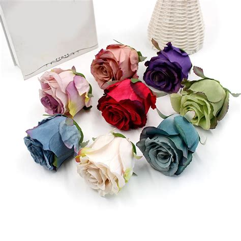 artificial and silk flowers crafts 11 colors fake large peony artificial silk flower heads craft
