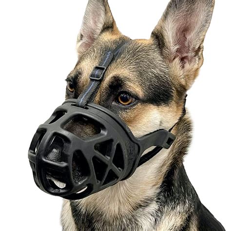 Dog Muzzle Basket Muzzle For Biting Chewing And Scavenging Humane