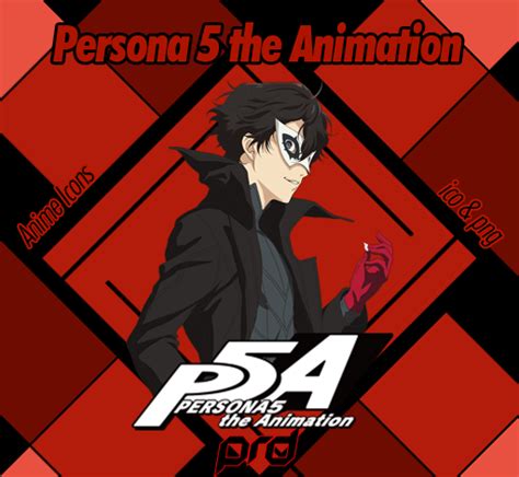 Persona 5 The Animation Anime Icon By Primaroxas On Deviantart
