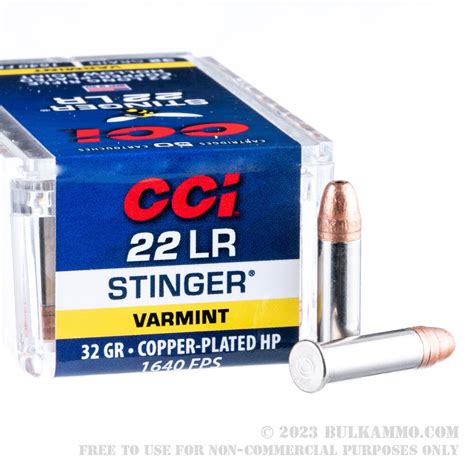 500 Rounds Of Bulk 22 Lr Ammo By Cci 32 Gr Cphp