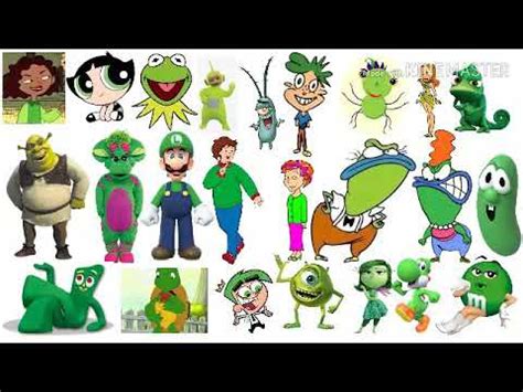 Which Of These Green Characters Are Better Youtube
