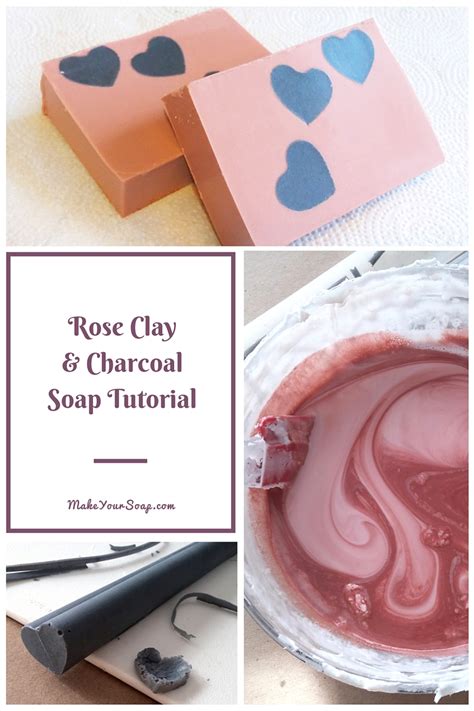 Rose Clay And Charcoal Goats Milk Soap Tutorial Make Your Soap Diy Soap