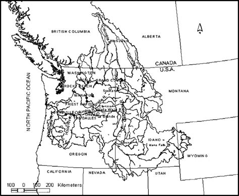 The Columbia River Basin The Cascade Range Divides The Basin Into