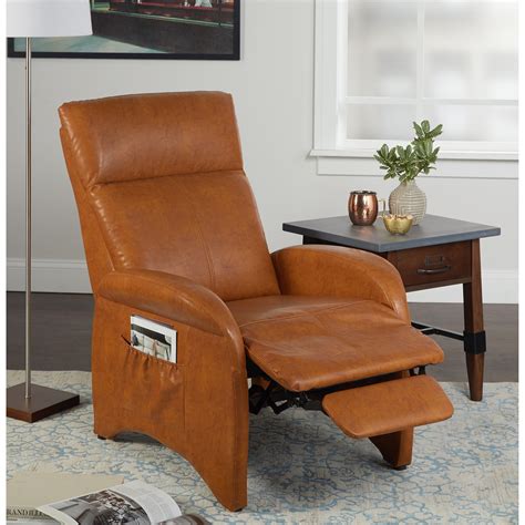 Shop Simple Living Addin Small Reclining Accent Chair Free Shipping