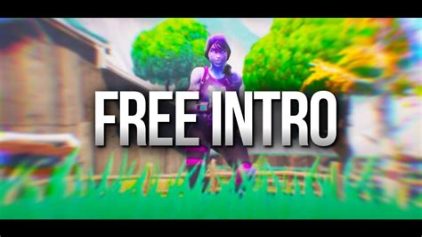 To preview or create simple text logos using fortnite (video game) font, you can use the text generator below. Free Fortnite Intro (No Text) - YouTube