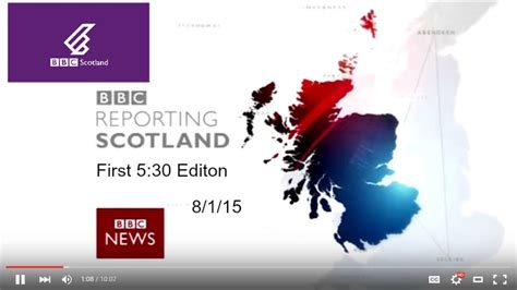 Bbc Reporting Scotland First News Cast 8115 Youtube
