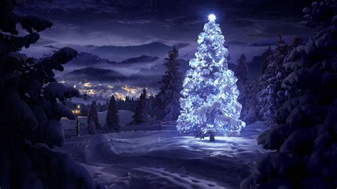 Night Christmas Wallpapers Wallpaper Cave