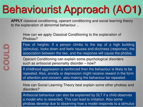 PPT - The Behaviourist approach PowerPoint Presentation - ID:5644304