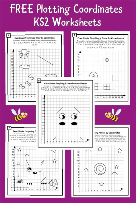 Plotting Coordinates Ks2 Worksheets Educational Math Activities