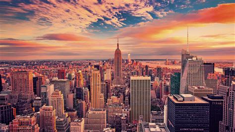Download 1366x768 Wallpaper Empire State Building Buildings