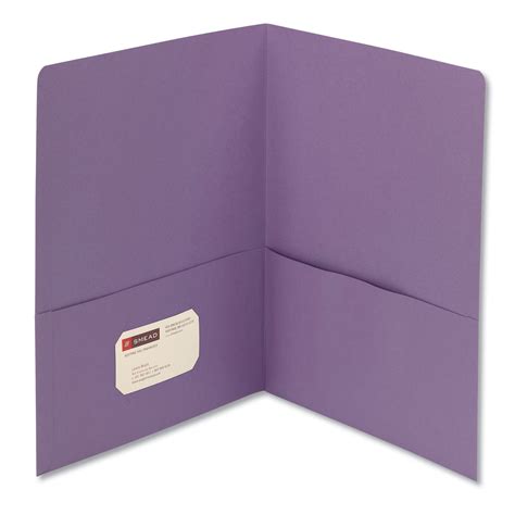 Two Pocket Folder By Smead Smd87865
