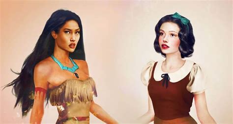 Artist Masterfully Reimagines Disney Characters As Real People