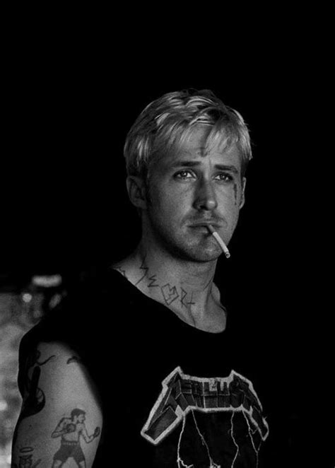 Ryan Gosling In The Place Beyond The Pines Tatted And Bleached Hairas If It Were Possible For