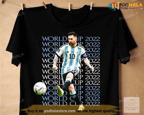 Messi World Cup 2022 Graphic Tee Messi Soccer Shirt Lionel Messi