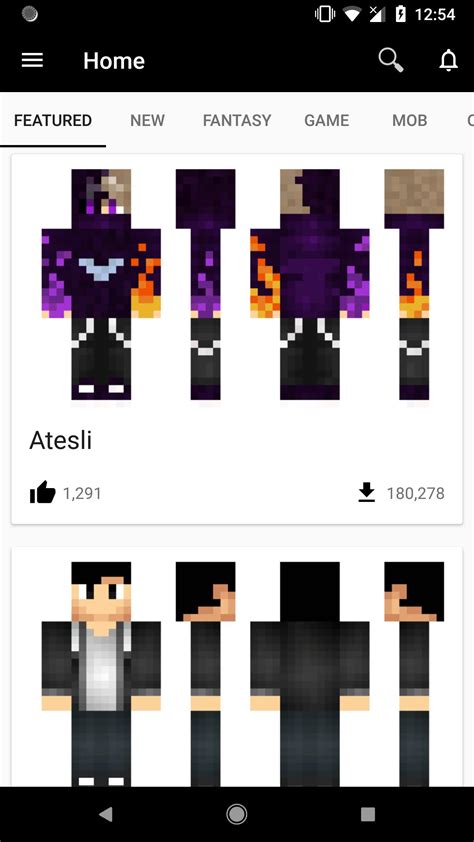 Each characters you can download for free. Skins for Minecraft PE for Android - APK Download