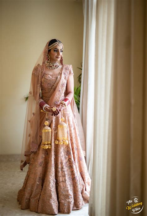 A Gorgeous Delhi Wedding With Couple In Stunning Pastel Outfits Indian Bridal Dress Delhi