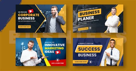 Business Marketing Youtube Thumbnail Template Graphic Templates