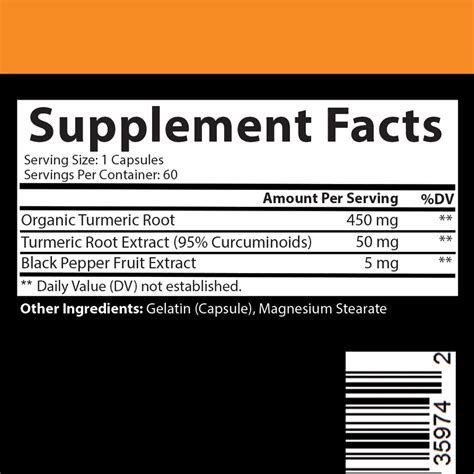 Angry Supplements Pure Turmeric Anti Inflammatory W Black Pepper Pills 4 Pack Ebay