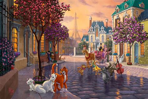 Les Peintures Disney Incroyables De Thomas Kinkade Dessein De Dessin