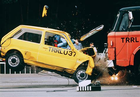 Crash Testing Photograph By Trl Ltd Science Photo Library