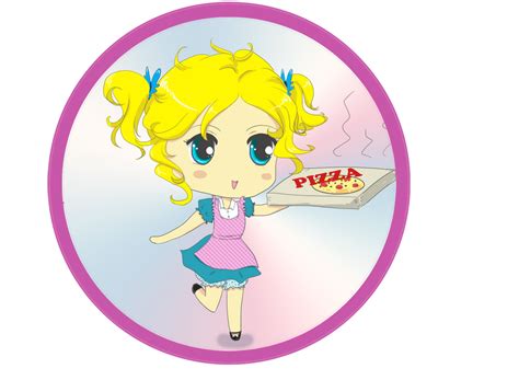 Pizza Girl Chibi By Maddylineart On Deviantart